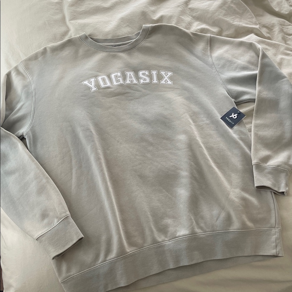 YOGASIX Gray Sweatshirt NWT